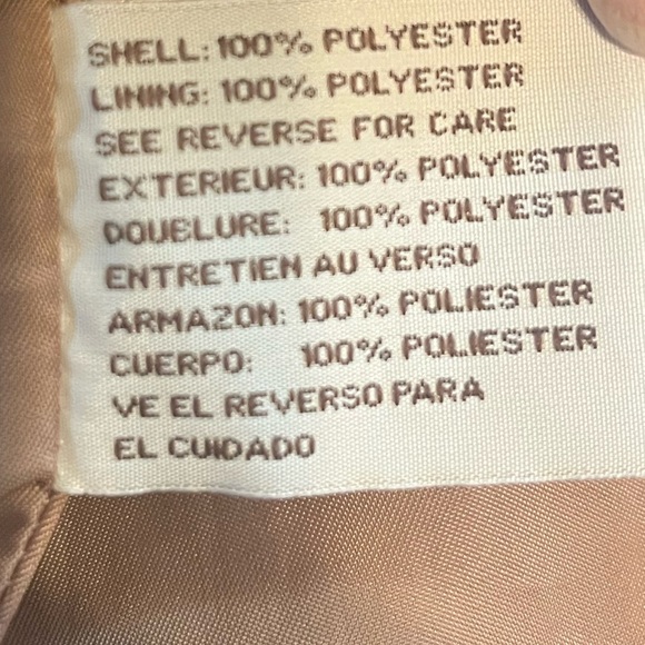 Enzo Angiolini Tan Belted Light Jacket Sz M - Picture 15 of 15